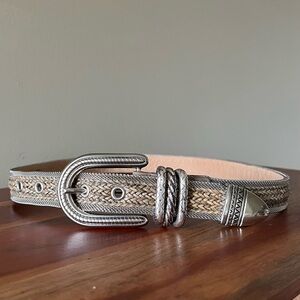 Streets Ahead Woven Leather and Chainmail Belt